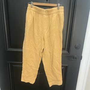 Madewell Cotton Sears Sucker Pants Wheat Medium